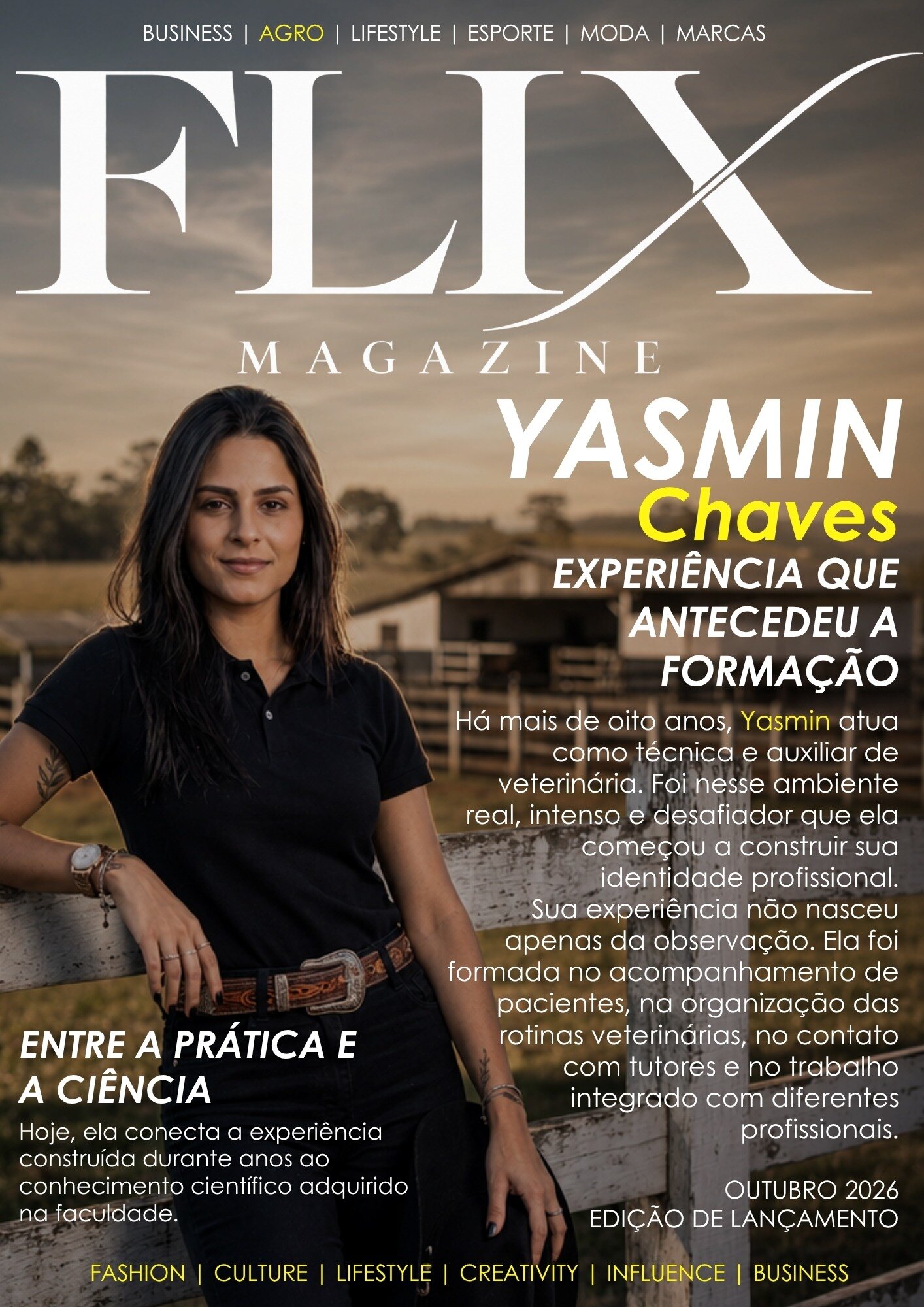 Capa FLIX — Yasmin Chaves